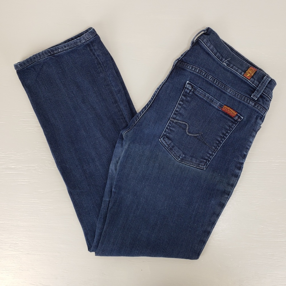 7 For All Mankind Women's Bootcut Jeans 31 EUC